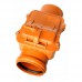 Клапан обратный ПВХ для внешней канализации, 110 мм